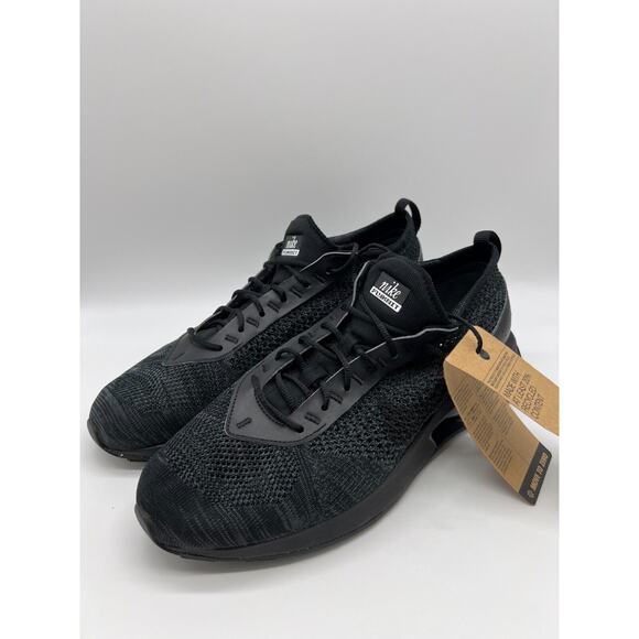 Nike Air Max Flyknit Racer Triple Black Shoes FD2764-001 Men's Size 11 - Picture 9 of 11